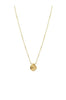 Ellen Beekmans | Short fine necklace with organic pendant