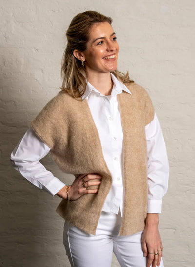 No Man's Land | Mouwloos Kid Mohair Vest